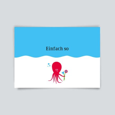 Maritime Postkarte. Einfach so