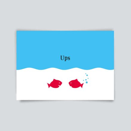 Maritime Postkarte. ups