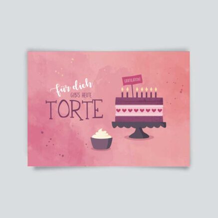 Für dich gibts heute Torte