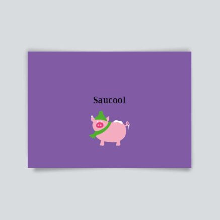 Postkarte Saucool