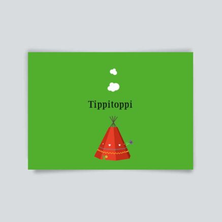 Postkarte Tippitoppi