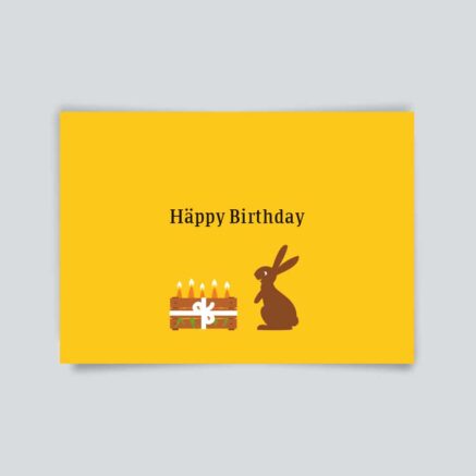 Postkarte Happy Birthday