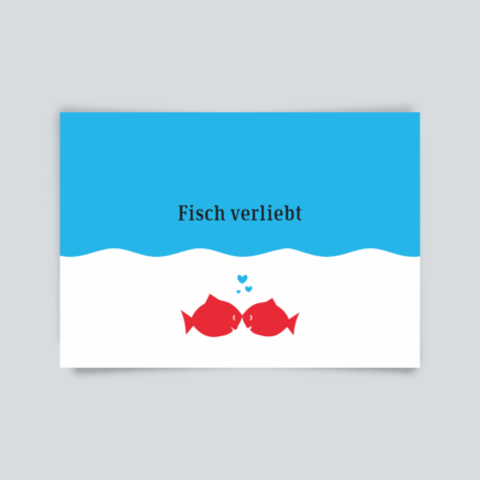 Fisch verliebt