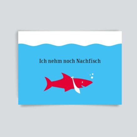 Humorvolle Postkarte, lustige Postkarte, maritime Postkarte