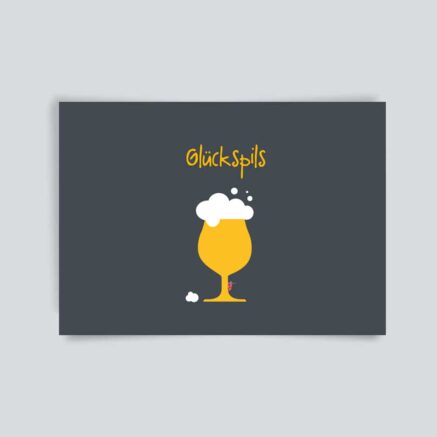 postkarte Glückspils