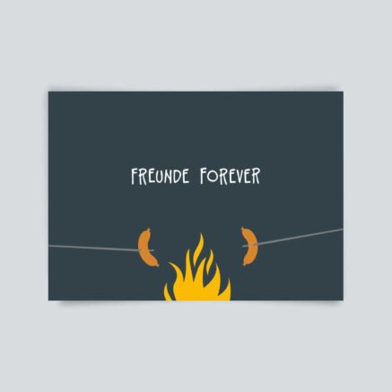 postkarte Freunde