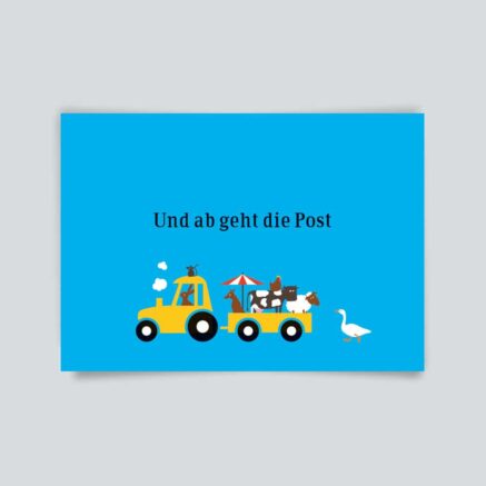 Und ab geht die Post