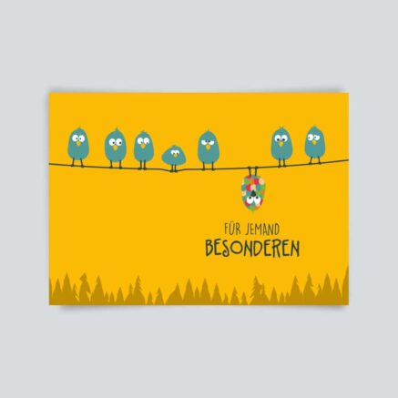 Postkarte Für jemand Besonderen
