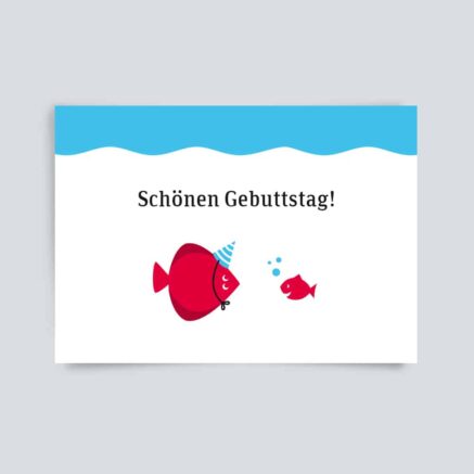 Postkarte, schönen Gebuttstag