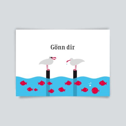 Postkarte "Gönn dir"