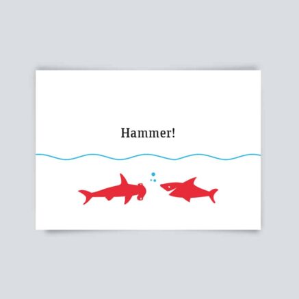 Postkarte Hammer